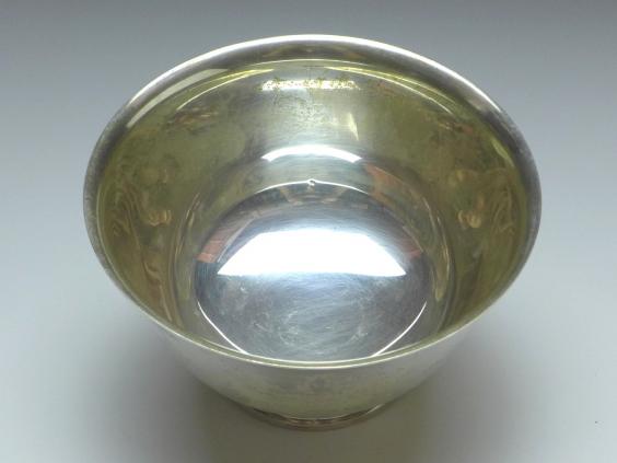 runde Schale, Rogers, 925er Silber, D: 13 cm, 139 g