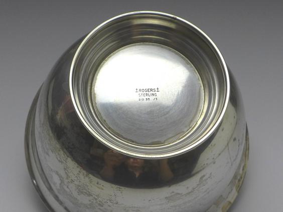 runde Schale, Rogers, 925er Silber, D: 13 cm, 139 g