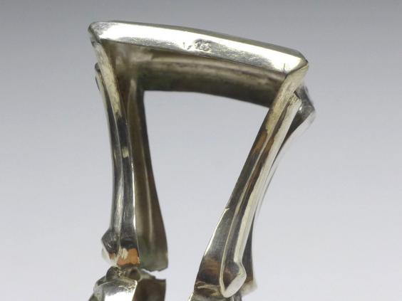 Zuckerzange, 13 Lot | 812,5er Silber, L: 14 cm, 28 g