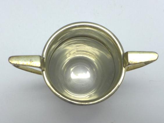 kleine Pokalvase, Dudley & Cox Ltd., Southsea, Chester, 1927, 925er Sterling Silber, H: 7,5 cm, 35 g