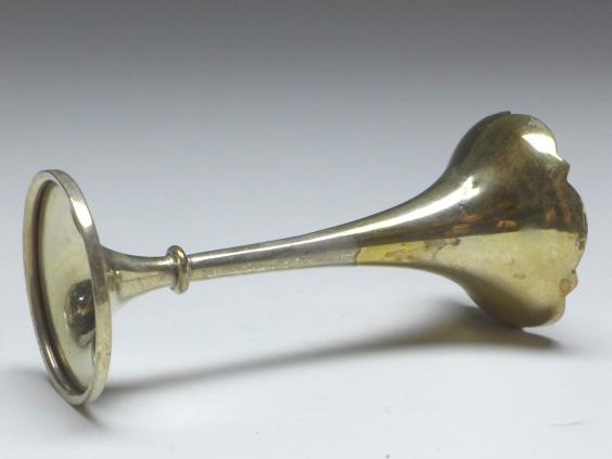 kleine Vase, WTB, Wilhelm Binder, Schwäbisch Gmünd, 800 Silber, H: 8 cm, 18 g