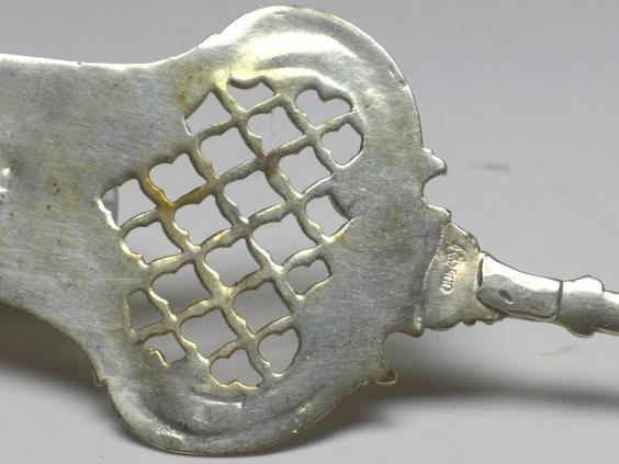 Tortenheber, mit Durchbruch, 800er Silber, L: 19 cm, 31 g