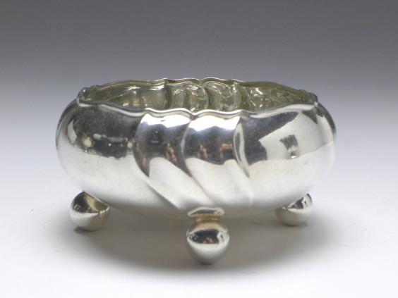 Zuckerschale, Gebr. Deyhle, Schwäbisch Gmünd, 830er Silber, D: 9 cm, 85 g
