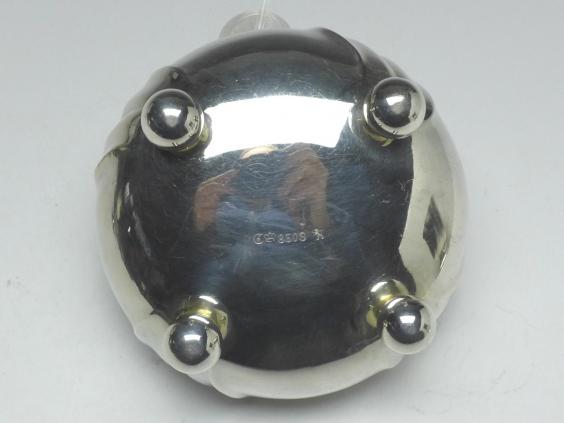 Zuckerschale, Gebr. Deyhle, Schwäbisch Gmünd, 830er Silber, D: 9 cm, 85 g