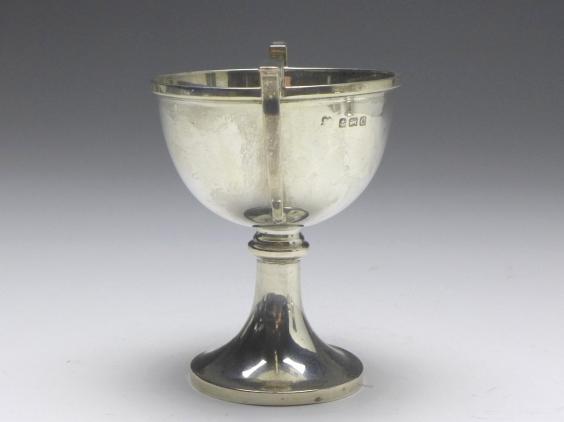 kleine Pokalschale, Martin Hall, Birmingham, 1927, 925er Sterling Silber, H: 8,5 cm, 53 g