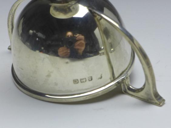 kleine Pokalschale, Martin Hall, Birmingham, 1927, 925er Sterling Silber, H: 8,5 cm, 53 g