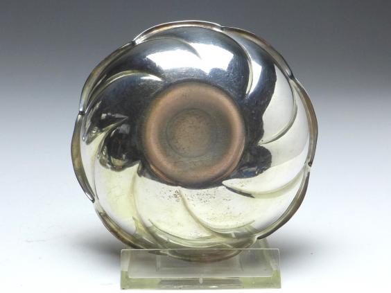 runde Schale, Wilhelm Binder, Schwäbisch Gmünd, 835er Silber, 40 g