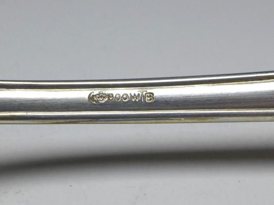 Salatbesteck, 2-teilig, WTB, Wilhelm Binder, Schwäbisch Gmünd, 800 Silber, L: 21,5 cm, 137 g