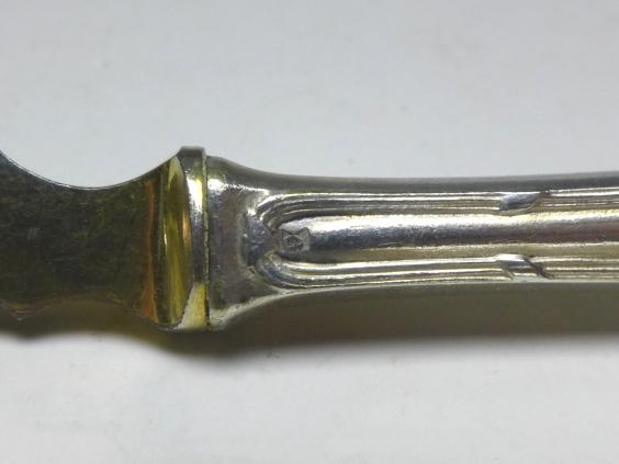 Obstbesteck 11-teilig, um 1900, Griffe 9 Lot | 562,5 Silber