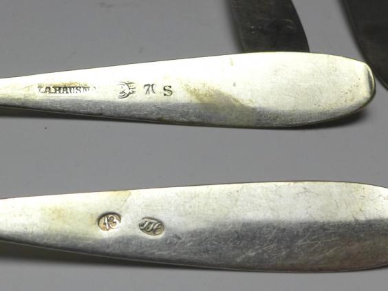 5x Löffel, Teelöffel, Kaffeelöffel, 13 Lot | 821,5er Silber, L: 15 cm