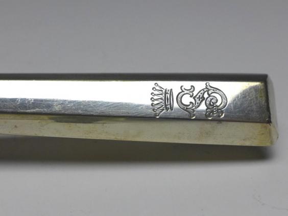 Besteck für 6 Personen, 12-teilig, Kirsch, Dresden, 800er Silber, 6x Gabel, 6x Messer