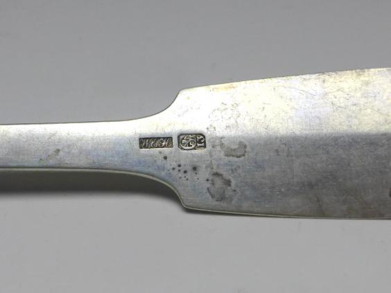 2x Suppenlöffel, Löffel, 19. Jh., 13 Lot | 812,5 Silber, L: 21 cm