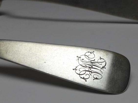 2x Suppenlöffel, Löffel, 19. Jh., M.W. Brandt, Hamburg, 12 Lot | 750 Silber, L: 22,8 cm