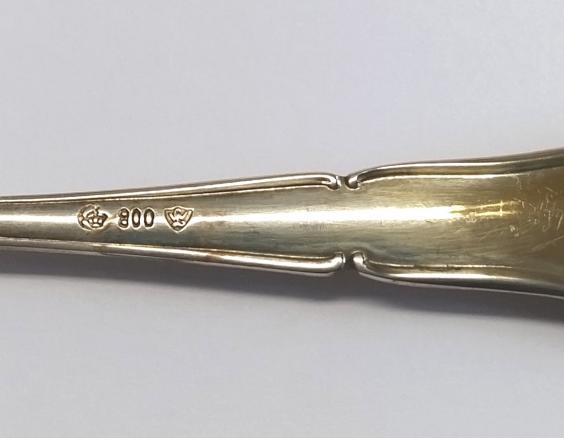 6x Löffel, Teelöffel, Kaffeelöffel, 800er Silber, Lutz & Weiss, Pforzheim, L: 13,5 cm