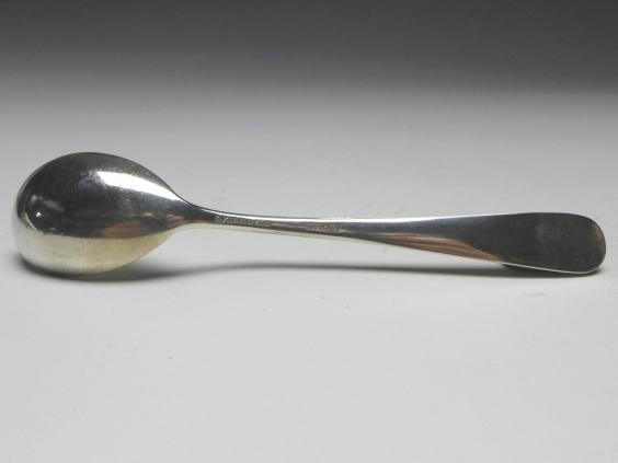Löffel, Teelöffel, Kaffeelöffel, Dekor Repoussé, Griff 925er Sterling Silber, S. Kirk & Son, USA, L: 13,6 cm