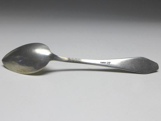 6x Löffel, Teelöffel, Kaffeelöffel, 800er Silber, L: 13 cm