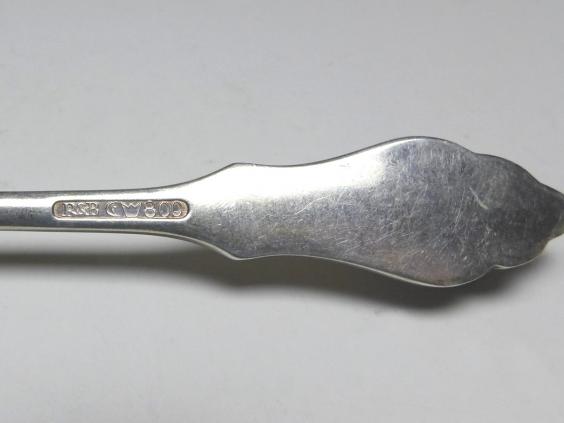 5x Mokkalöffel, Löffel, R&B, Robbe und Berking, Modell Ostfriesen, 800er Silber, L: 10,6 cm