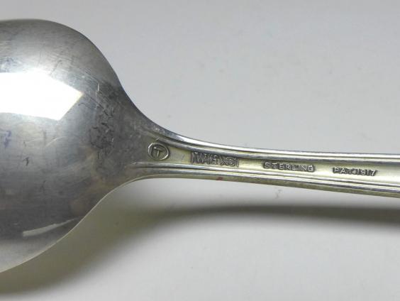 6x Löffel, Teelöffel, Kaffeelöffel, Sterling, 925er Silber, L: 14 cm