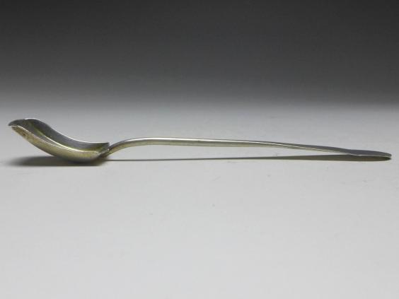 Löffel eckig, Gewürzlöffel, 12 Lot | 750er Silber, L: 11,8 cm