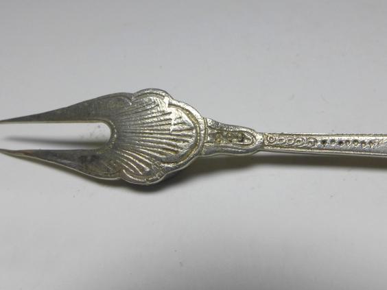 Aufschnittgabel, 800er Silber, L: 12,5 cm