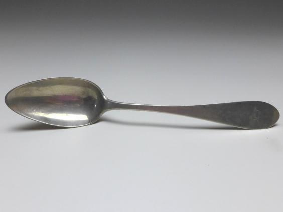 1x Suppenlöffel, Löffel, 19. Jh., Silber, Proll, L: 22,7 cm