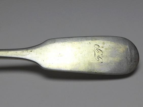 1x Suppenlöffel, Löffel, 19. Jh., 13 Lot | 812,5er Silber, L: 21,3 cm