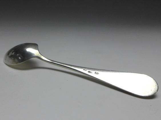 6x Löffel, Kaffeelöffel, Teelöffel, 800er Silber, O. K., L: 15 cm