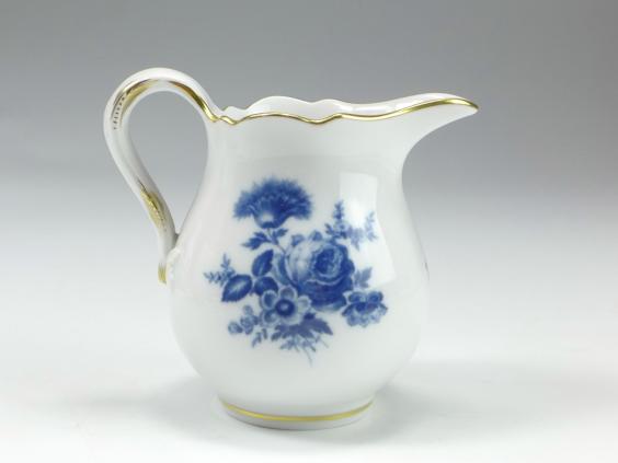 Gießer, Meissen, Bukett mit Rose, Aquatinta schieferblau, V: 0,12 l.