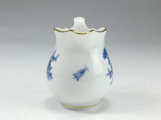 Gießer, Meissen, Bukett mit Rose, Aquatinta schieferblau, V: 0,12 l.