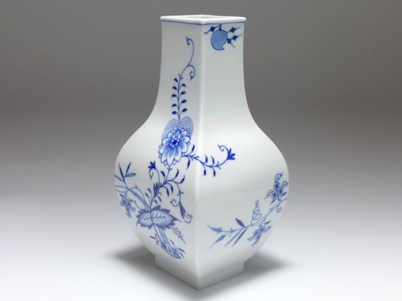Vase, Meissen, Zwiebelmuster Style, H: 25,5 cm