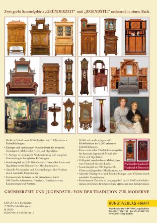 Rainer Haaff Buch GRÜNDERZEIT und JUGENDSTIL, Möbel und Wohnkulturen im Deutschen Kaiserreich
