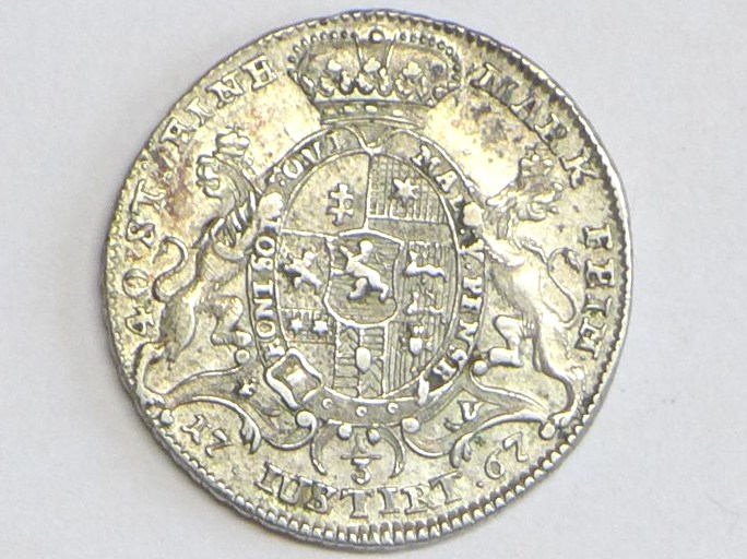 Munze 1 3 Taler 1767 Fu Hessen Kassel Friedrich Ii 1760 1785 D