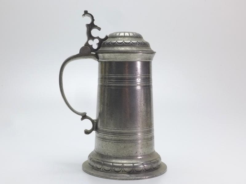 Paar Bierkrüge, Zinn, Bierkrug, Krug, H: 23 cm