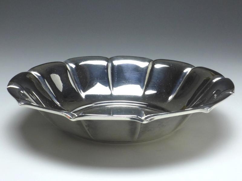runde Schale, Gebäckschale, Dänemark, 1930, 830er Silber, D: 20,5 cm, 179 g