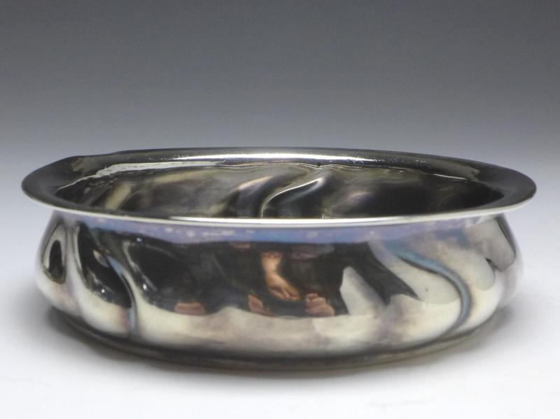 Schale, Flaschenuntersetzer, Gebr. Deyhl, Schwäbisch Gmünd, 830er Silber, D: 11 cm, 65 g