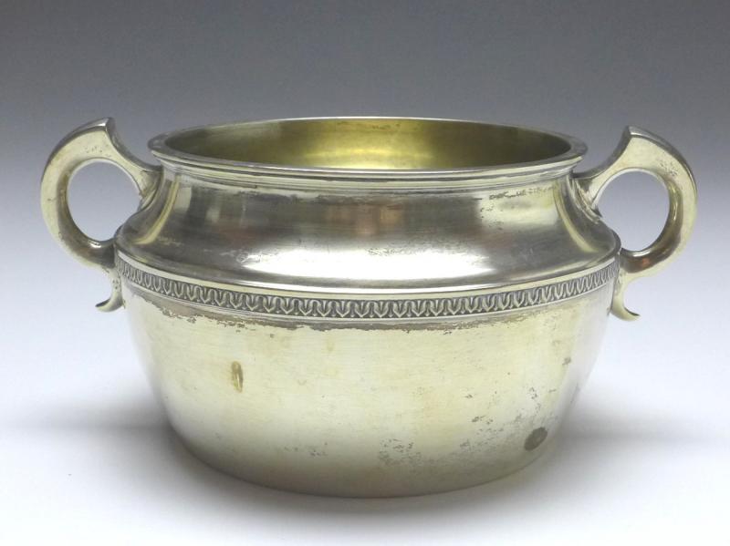 Kaffeekern 3-tlg.: Kanne, Zuckerschale, Gießer, Koch & Bergfeld, Bremen, 800er Silber, 1015 g