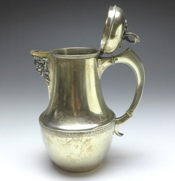 Kaffeekern 3-tlg.: Kanne, Zuckerschale, Gießer, Koch & Bergfeld, Bremen, 800er Silber, 1015 g