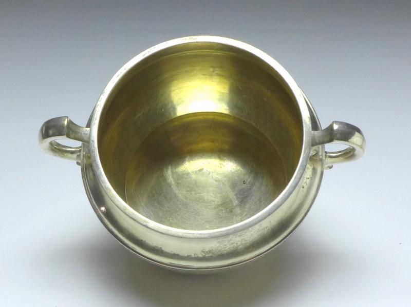 Kaffeekern 3-tlg.: Kanne, Zuckerschale, Gießer, Koch & Bergfeld, Bremen, 800er Silber, 1015 g