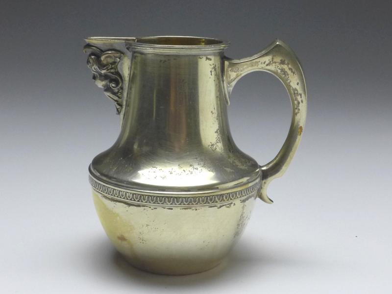 Kaffeekern 3-tlg.: Kanne, Zuckerschale, Gießer, Koch & Bergfeld, Bremen, 800er Silber, 1015 g