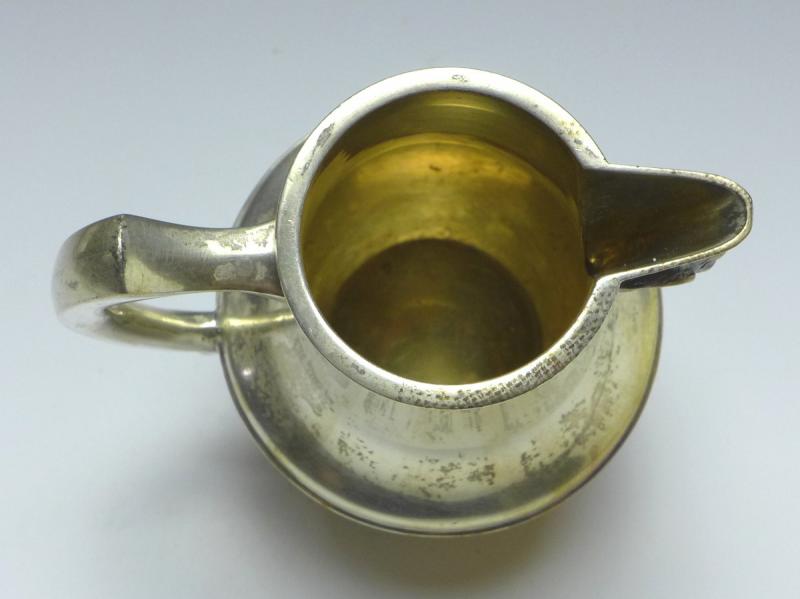 Kaffeekern 3-tlg.: Kanne, Zuckerschale, Gießer, Koch & Bergfeld, Bremen, 800er Silber, 1015 g