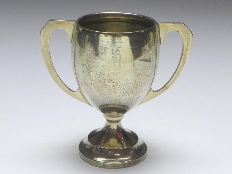 kleine Pokalvase, S&P, Birmingham, 1927, 925er Sterling Silber, H: 8 cm, 46 g
