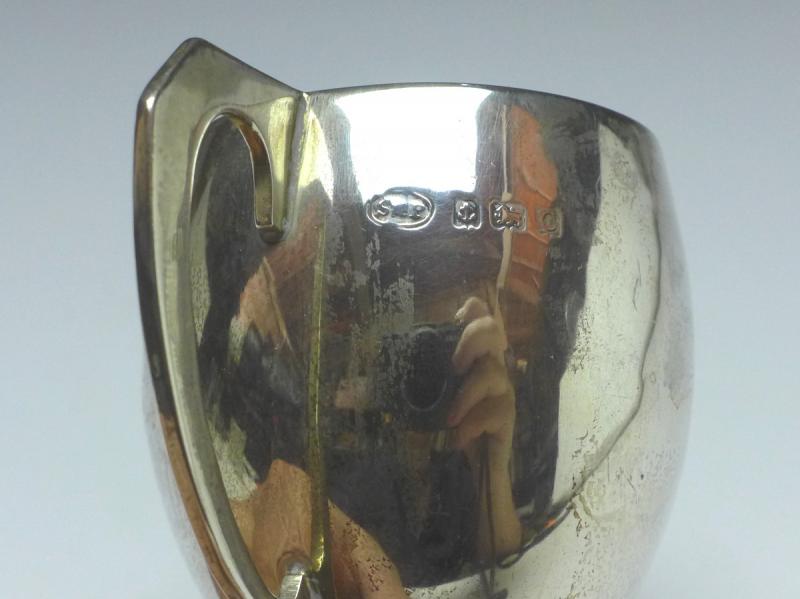 kleine Pokalvase, S&P, Birmingham, 1927, 925er Sterling Silber, H: 8 cm, 46 g
