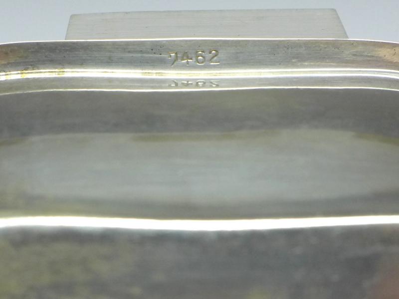 Gießer, Sauciere mit Henkel, Wilkens Bremen, 830er Silber, B: 13 cm, 92 g