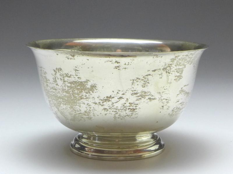 runde Schale, Rogers, 925er Silber, D: 13 cm, 139 g