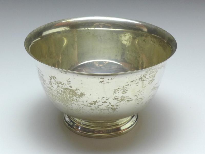 runde Schale, Rogers, 925er Silber, D: 13 cm, 139 g