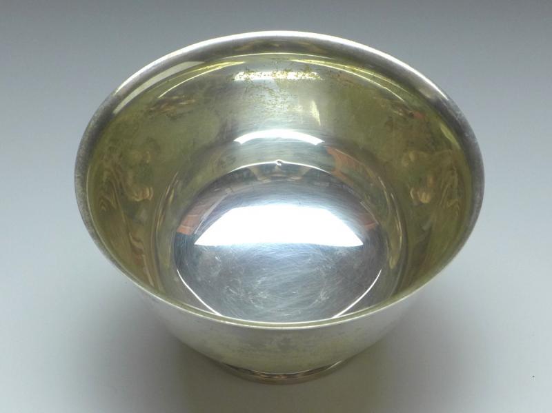 runde Schale, Rogers, 925er Silber, D: 13 cm, 139 g