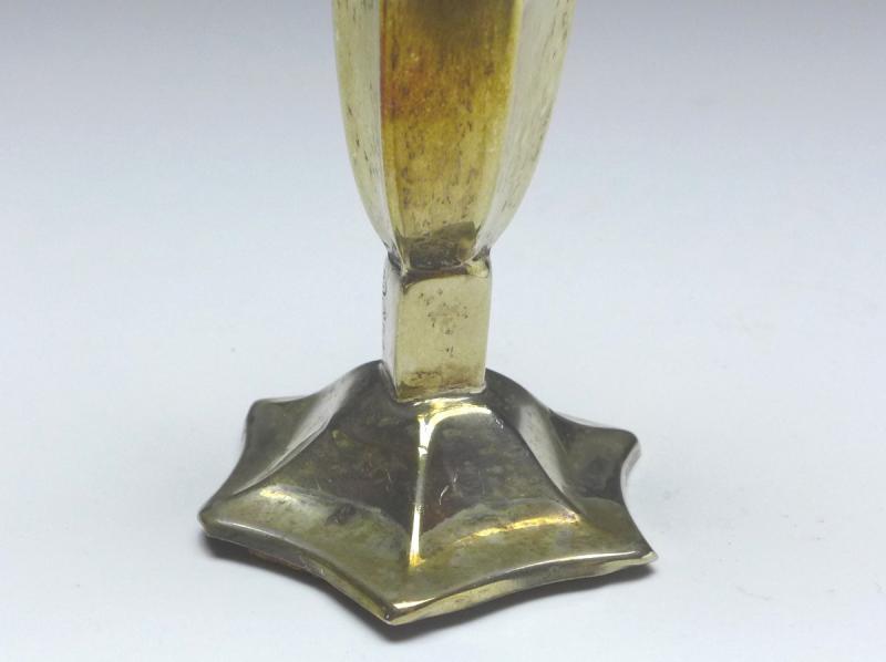 kleine Vase, Tischvase, Heinrich Mohr, Pforzheim, 800er Silber, H: 11,5 cm, 38 g