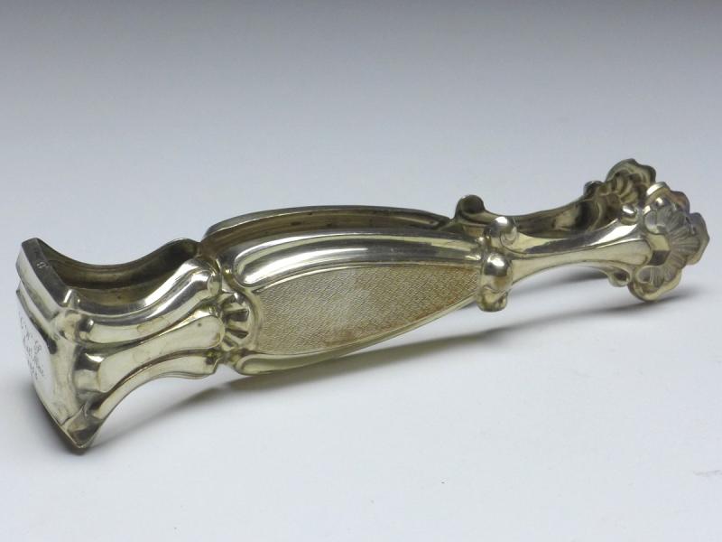Zuckerzange, 13 Lot | 812,5er Silber, L: 14 cm, 28 g