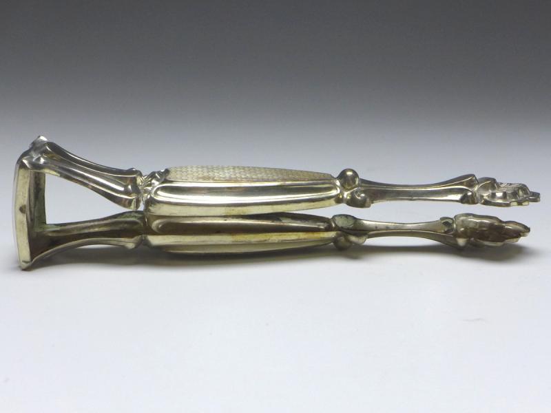 Zuckerzange, 13 Lot | 812,5er Silber, L: 14 cm, 28 g