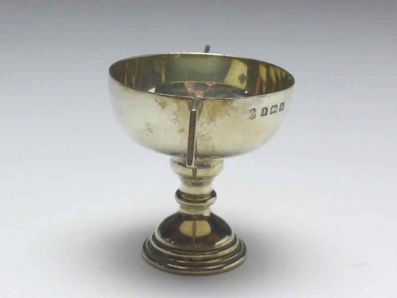 kleine Pokalschale, Martin Hall, Birmingham, 1925, 925er Sterling Silber, H: 5 cm, 27 g